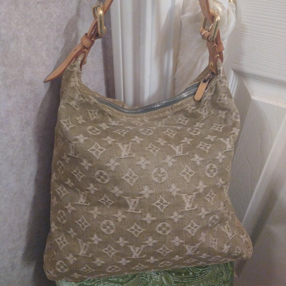 Rare Louis Vuitton Denim Baggy GM Crossbody - Picture 2 of 16